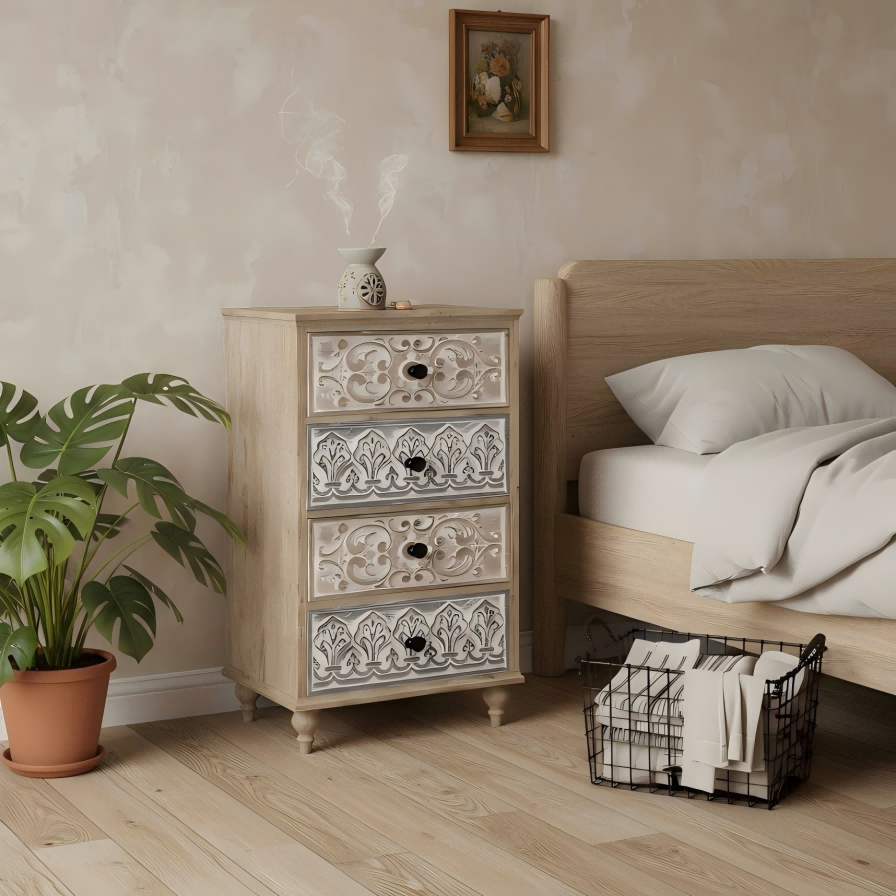 Arcade Filigree 4-Drawer Chest